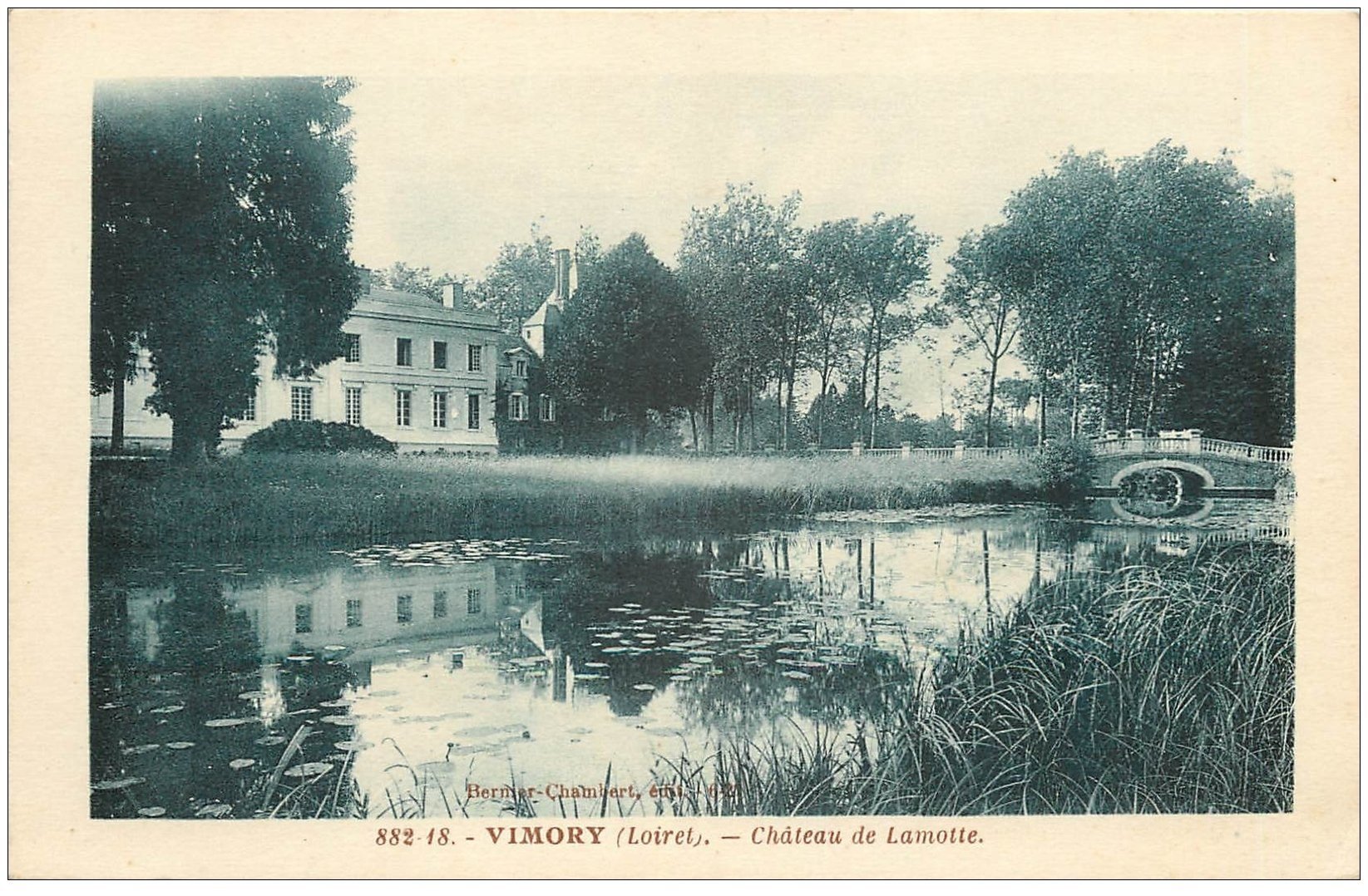 carte postale ancienne 45 VIMORY. Château de Lamotte