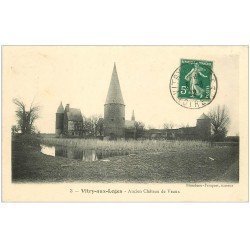 carte postale ancienne 45 VITRY-AUX-Loges. Château de Veaux 1912