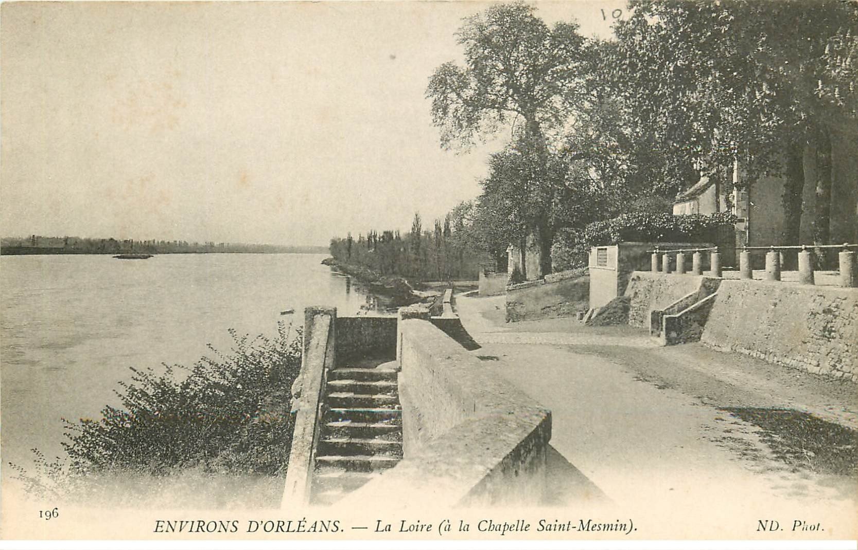 carte postale ancienne 45 LA CHAPELLE SAINT-MESMIN. La Loire
