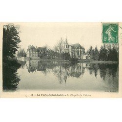 carte postale ancienne 45 LA FERTE SAINT-AUBIN. Château Chapelle 1913