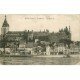 carte postale ancienne 45 GIEN. Château et vue générale 1918