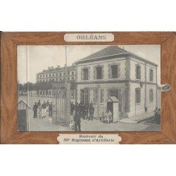 carte postale ancienne 45 ORLEANS. Carte à système avec 6 mini-vues à l'intérieur. 30° Régiment infanterie