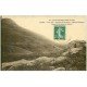 64 ASCAIN. Cabane de la Chasse au Vautour 1908. Carte Photo émaillographie. Plateau d'Ihi-Zelay