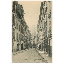 carte postale ancienne 64 BAYONNE. Hôtel Boule d'Or rue du Port-Neuf