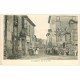 carte postale ancienne 11 CANET. Rue de la Place. Boulangerie