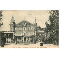carte postale ancienne 11 CAPENDU. Château Notre-Dame de Lierre 1917