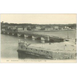 carte postale ancienne 64 BAYONNE. Réduit et Pont Saint-Esprit n°131