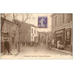 11 CAPENDU. Epicerie Rue de Verdun 1928