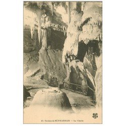 carte postale ancienne 64 BETHARRAM. Grottes. La Chaire