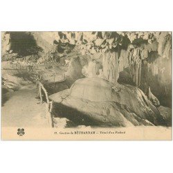 carte postale ancienne 64 BETHARRAM. Grottes. Un Plafond