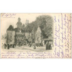 carte postale ancienne 64 BETHARRAM. L'Eglise 1905