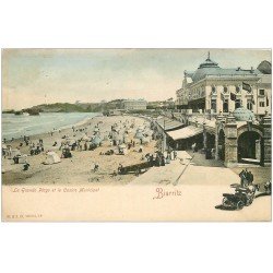 carte postale ancienne 64 BIARRITZ. Casino Municipal vers 1900