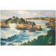 carte postale ancienne 64 BIARRITZ. Rocher Basta et Phare