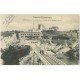 carte postale ancienne 64 BIARRITZ. Sémaphore et Passerelle du Rocher 1906