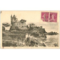 carte postale ancienne 64 BIARRITZ. Villa Belza 1936