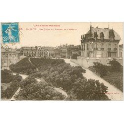 carte postale ancienne 64 BIARRITZ. Villas Plateau Atalaye 1929