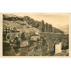 carte postale ancienne 64 BIDARRAY. Pont en dos d'Ane sur la Nive