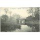 carte postale ancienne 64 BRUGES. Le Pont de Cantet avec animation