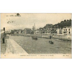 carte postale ancienne 64 CIBOURE. Entrée de la Nivelle 1928