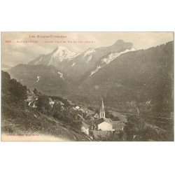 carte postale ancienne 64 EAUX-BONNES. Village d'Aas Pic de Ger 1927