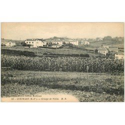 carte postale ancienne 64 GUETHARY. Groupe de Villas