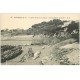 carte postale ancienne 64 GUETHARY. La Digue avec personnage dessiné
