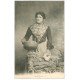 carte postale ancienne 64 HENDAYE. Jeune Femme porteuse d'eau 1903