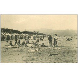 carte postale ancienne 64 HENDAYE. Le Bain de Soleil