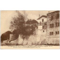 carte postale ancienne 64 HENDAYE. Maison Pierre Loti Remparts Camino