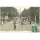 carte postale ancienne 64 HENDAYE. Place du Marché et Eglise 1908