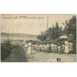 64 HENDAYE. Retour de Promenade. Sanatorium Ville de Paris