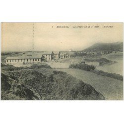 carte postale ancienne 64 HENDAYE. Sanatorium et Plage