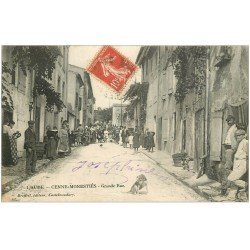 11 CENNE-MONESTIES. Grande Rue vers 1910