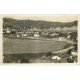 carte postale ancienne 64 HENDAYE. Vue générale 1939. Timbre manquant Carte Photo