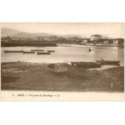 carte postale ancienne 64 IRUN. Vue prise de Hendaye