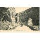 carte postale ancienne 64 LE POUTOU. Attelage route d'Etsaut à Urdos