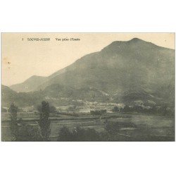 carte postale ancienne 64 LOUVIE-JUZON. Vue prise d'Izete