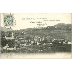 carte postale ancienne 64 MAULEON. Vue du Village 1906