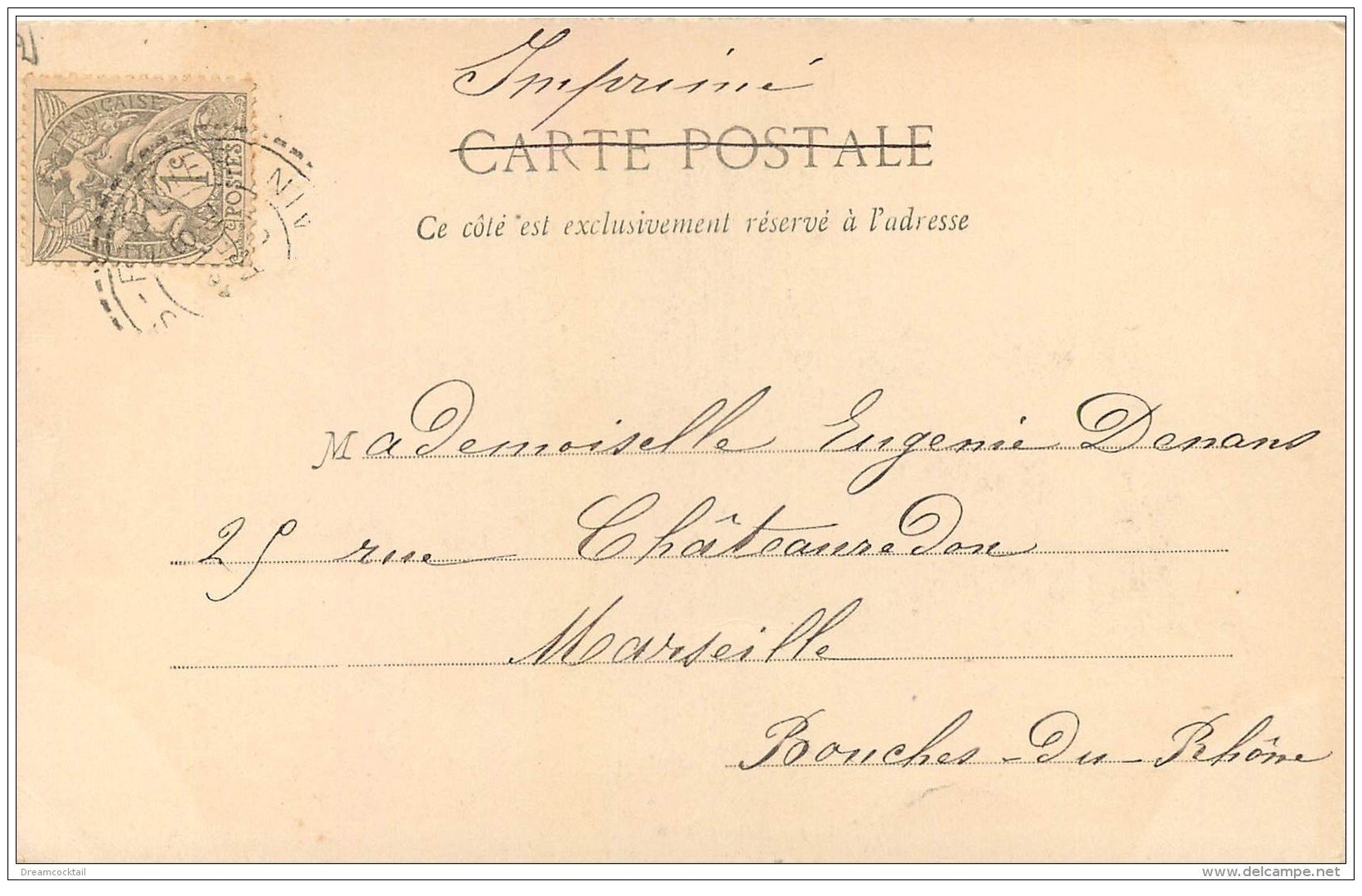 carte postale ancienne 01 BOURG. Eglise de Brou. 1902 Ed. Montbarbon