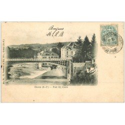 carte postale ancienne 64 OLORON. Pont Sainte-Claire 1904