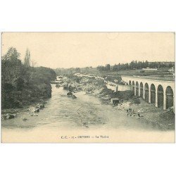 carte postale ancienne 64 ORTHEZ. Le Viaduc animé au dessous