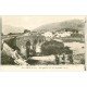 carte postale ancienne 64 OSSES. Pont Subialdia animé dessus et dessous