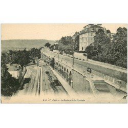 carte postale ancienne 64 PAU. Boulevard des Pyrénées