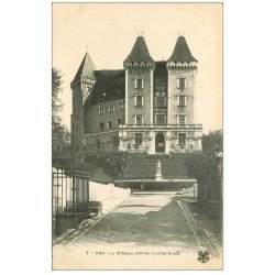 carte postale ancienne 64 PAU. Château Entrée Ouest