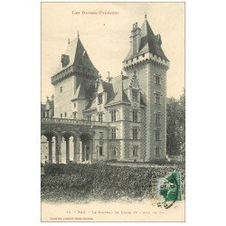 carte postale ancienne 64 PAU. Château Henri IV aile droite 1919