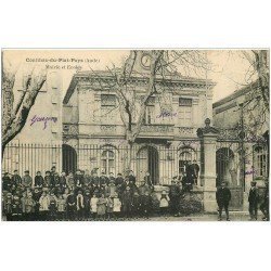 11 CONILHAC-DU-PLAT-PAYS. Mairie et Ecoles 1929