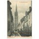 carte postale ancienne 64 PAU. Eglise Rue Jeanne Albret 1917 Café de la Place
