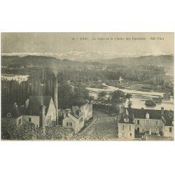 carte postale ancienne 64 PAU. Gave et Pyrénées