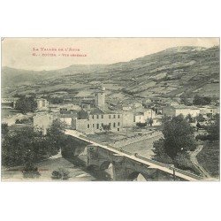 carte postale ancienne 11 COUIZA. Vue générale du Village 1928