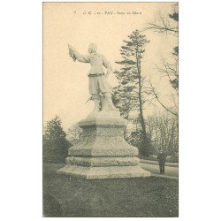 carte postale ancienne 64 PAU. Statue : Salut au Béarn animation